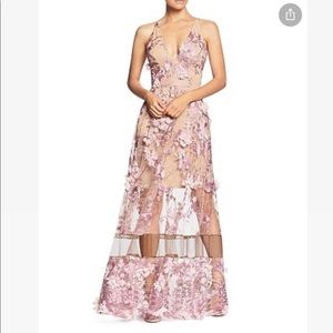 🆕 DRESS THE POPULATION lilac nude Gigi dress XS